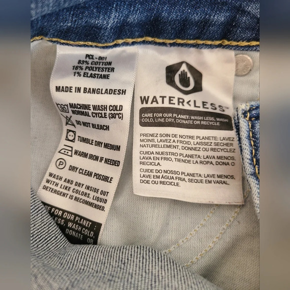 Levi's Made Crafted Womens 711 Skinny 28 Denim Jeans Blue Wash - Picture 5 of 7